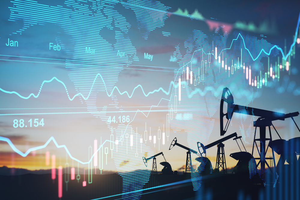 Brent futures rose $1.96, or 2.28 percent, to $87.96 per barrel as of 11:19 a.m. Saudi time. Shutterstock.