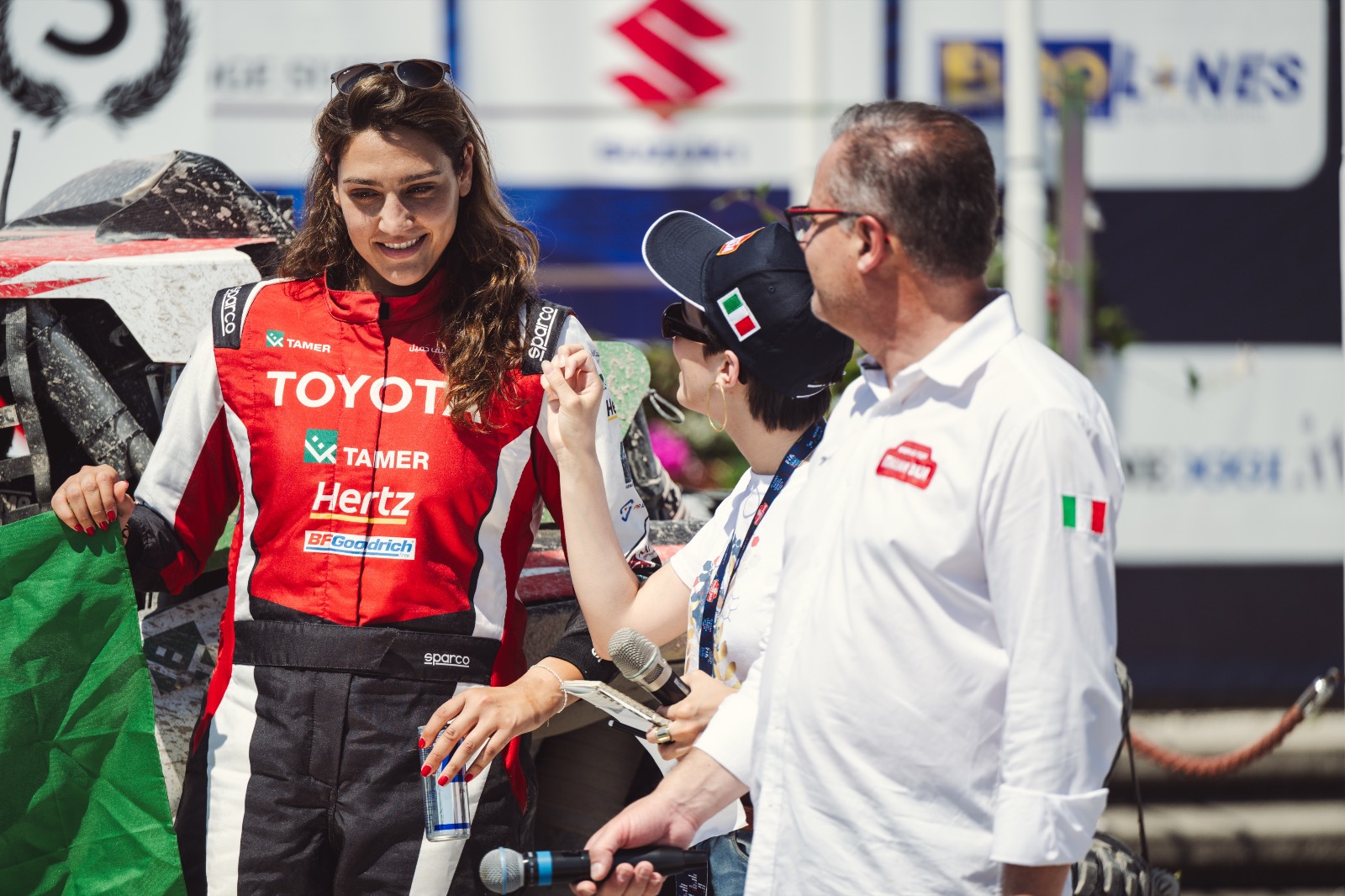 Saudi rally driver Dania Akeel will participate in the final round of the Morocco International Rally as part of her preparation for the 2024 Dakar Rally. (Supplied)