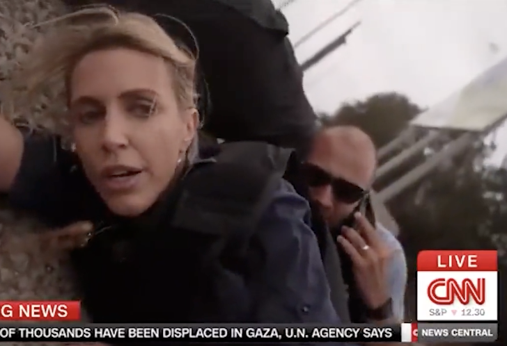 CNN did not stage a report about a rocket attack on the Israel-Gaza border: AP fact-checkers