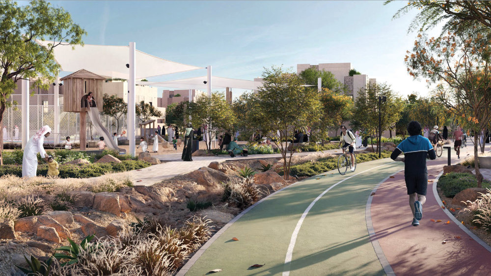 Warefa — ROSHN’s latest human-centric community — places health, education, retail, leisure, sports, and civic amenities within a few minutes’ walking distance of residents’ doors.