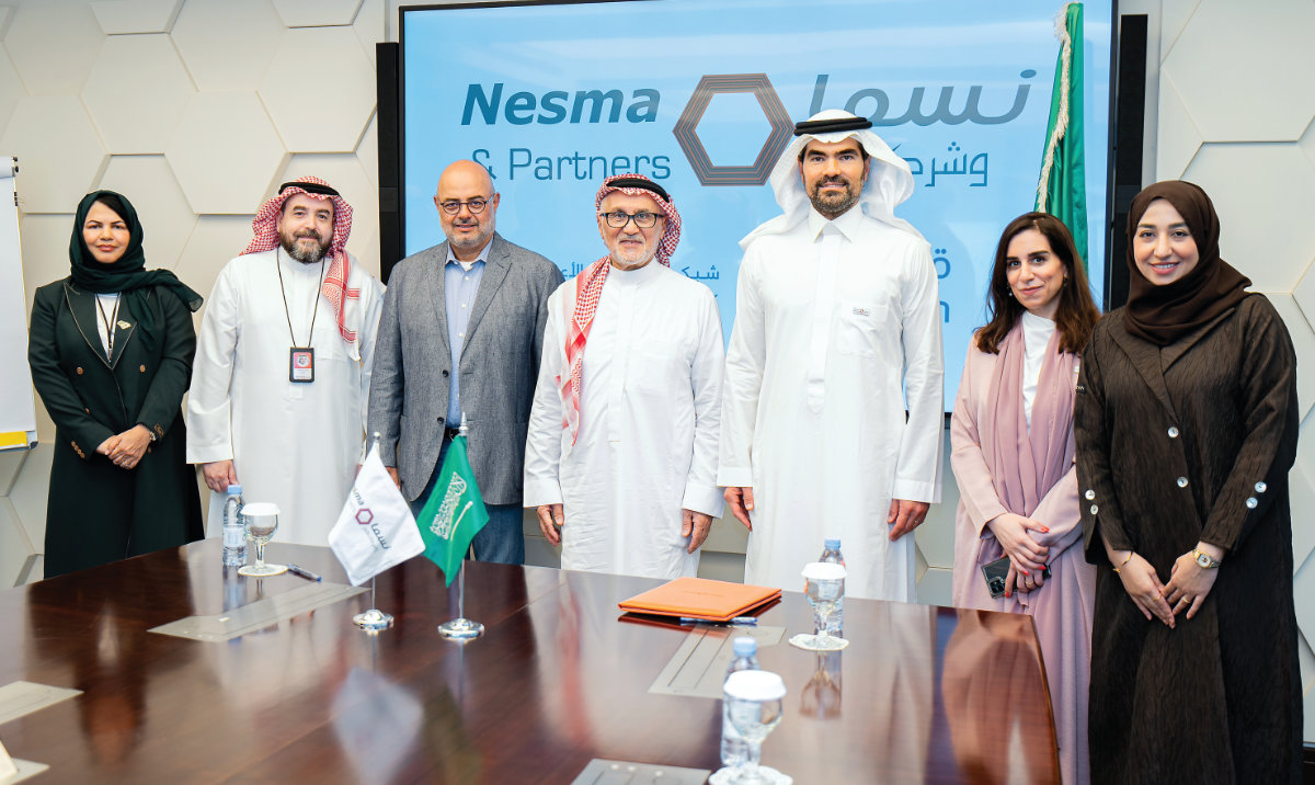 The MoU signing ceremony took place at Nesma and Partners head office in Alkhobar, in the presence of Rami Khalid Al-Turki, Amr Mohamed Khashoggi, and other senior officials.