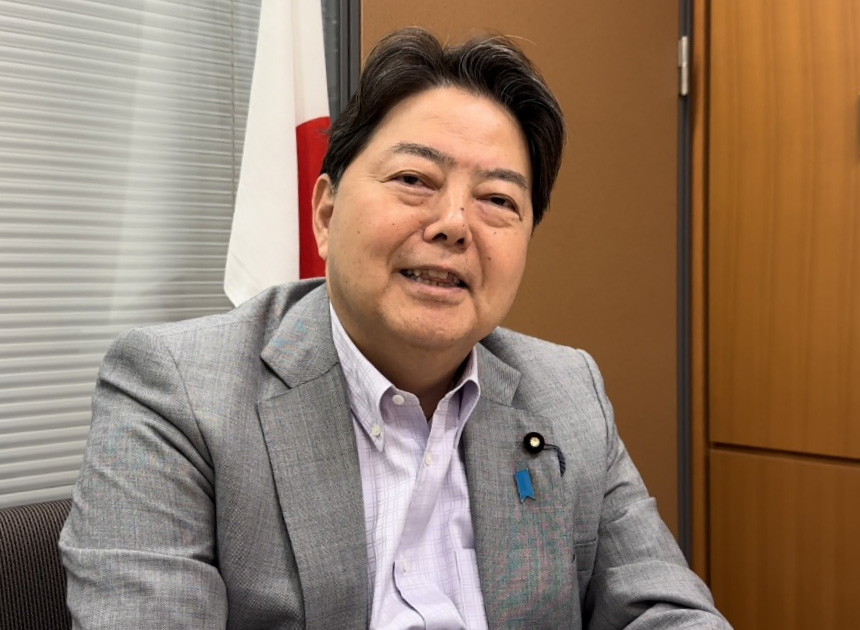 Former Foreign Minister HAYASHI Yoshimasa. (ANJ)