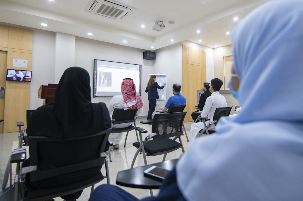 The strategy has set a target of sending 70,000 male and female students to 17 countries in alignment with the objectives outlined in Saudi Arabia’s Vision 2030. (AFP file photo)