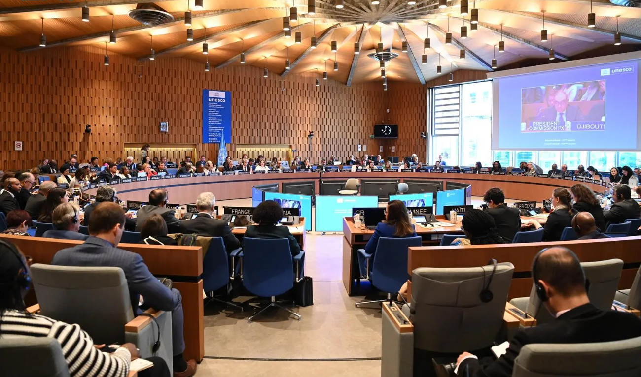 The Saudi delegation stressed the Kingdom’s keenness in leading the field of artificial intelligence in a way that served humanity. (SPA)