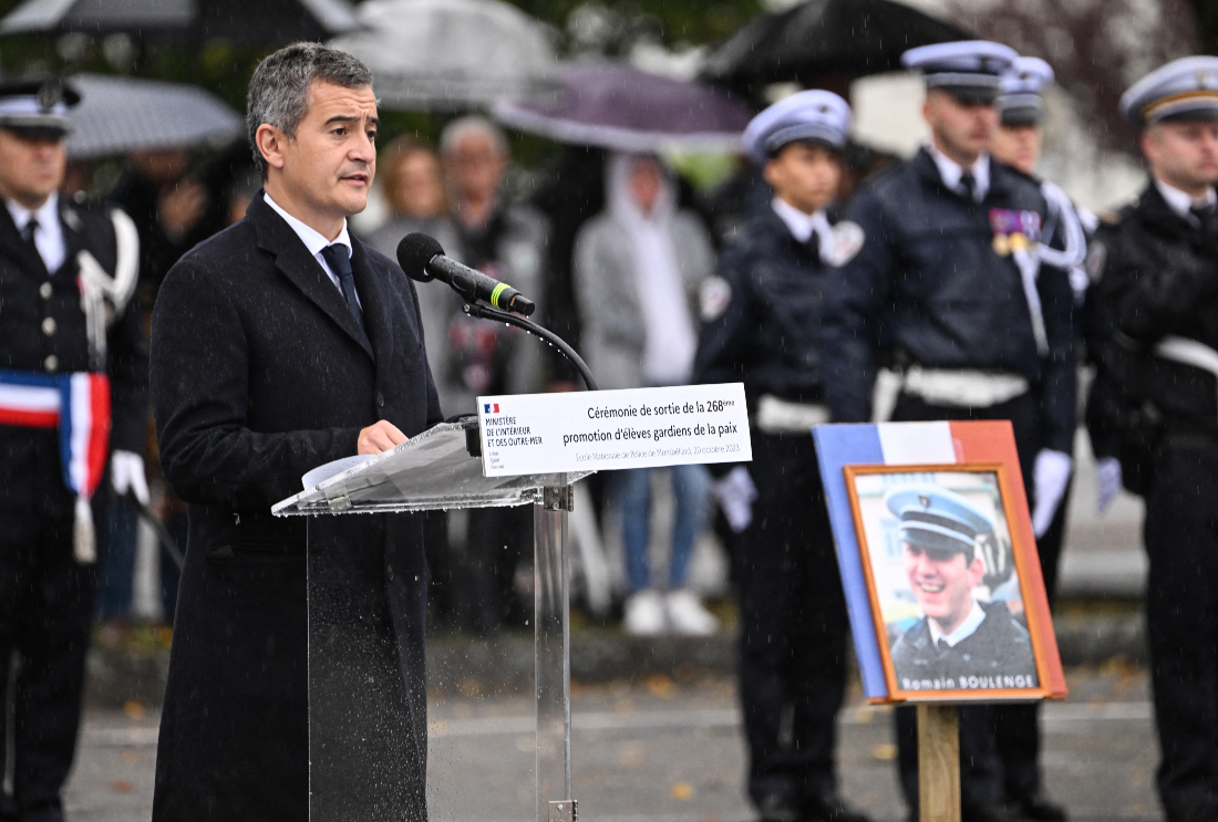 France’s interior minister Gerald Darmanin warned that the EU’s laxity on terrorism included failure to expel illegal migrants who had later carried out attacks. (File/AFP)