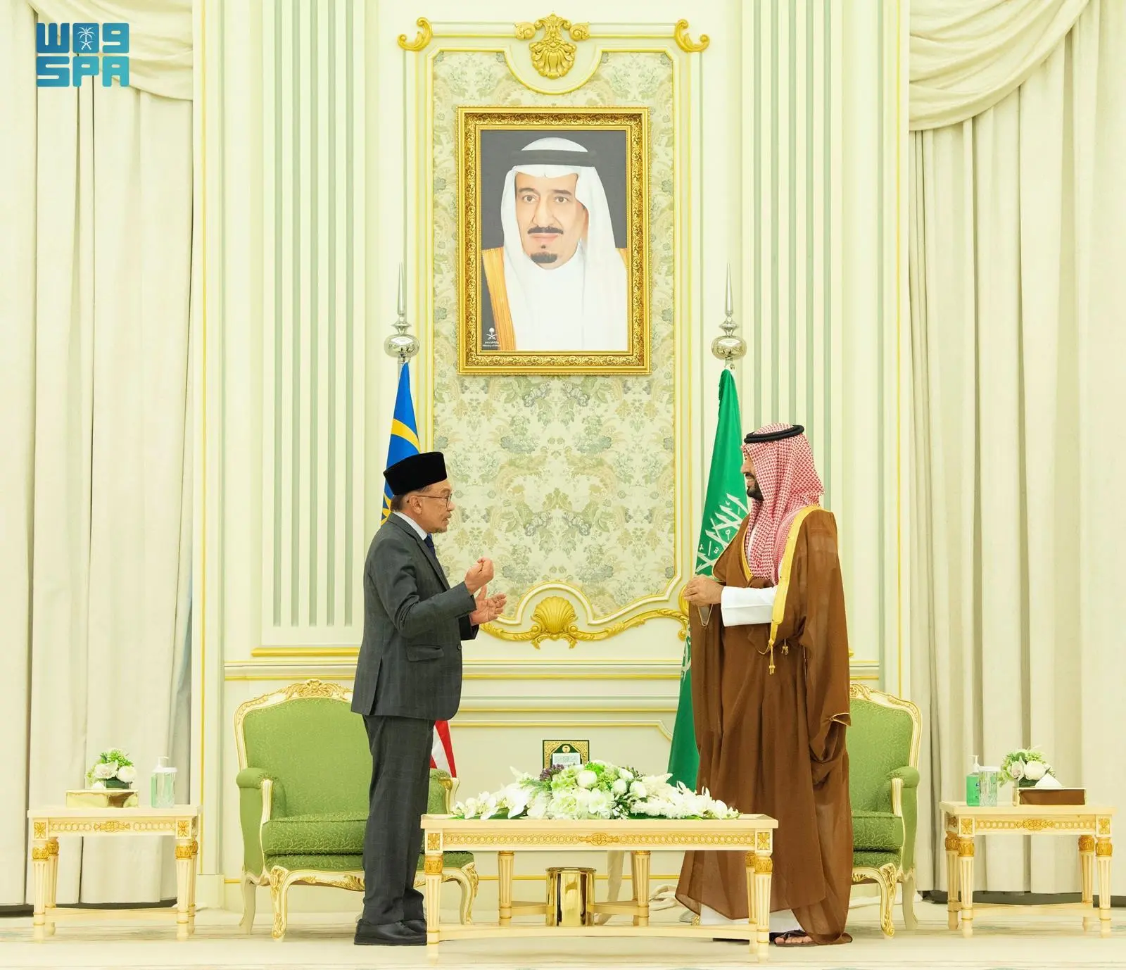 Malaysian and South Korean leaders in Saudi Arabia for talks with crown prince