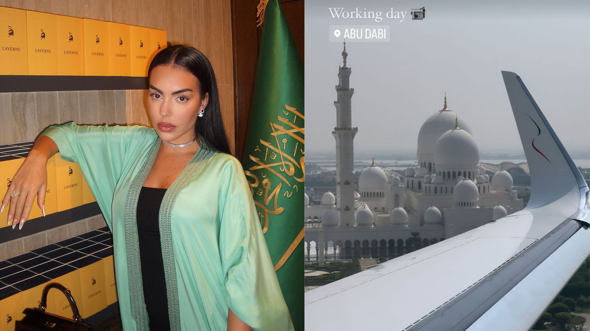 Georgina Rodriguez was in Abu Dhabi this week. (Instagram)