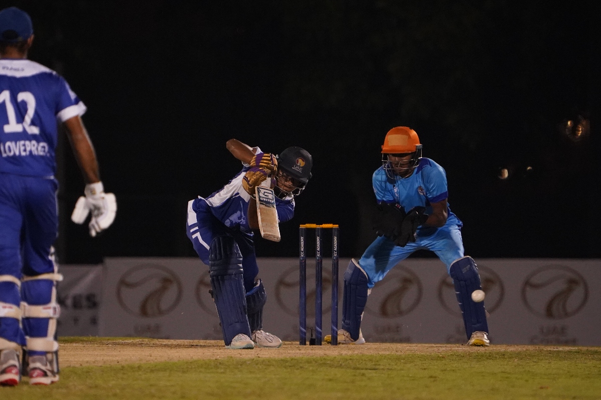 Action from the ILT20 Development Tournament in the UAE. (Supplied)