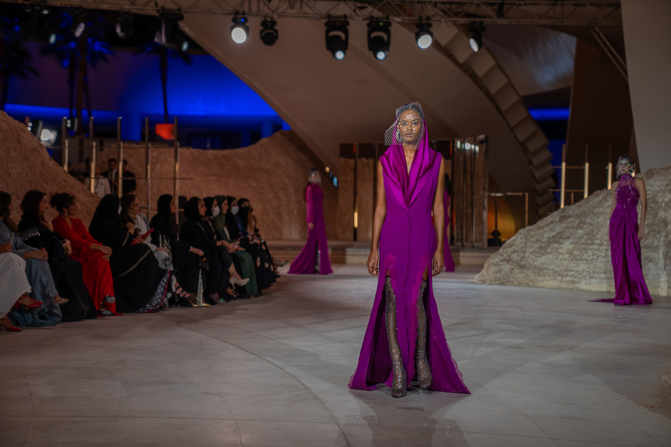 Honayda Serafi inspired by outer space at Riyadh Fashion Week show