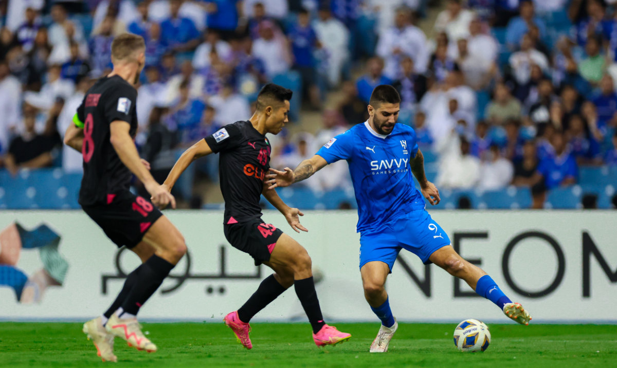Al-Hilal thrashes Mumbai City 6-0 to keep the Saudi side on course for the knockout stage of the AFC Champions League. (X/@Alhilal_EN)