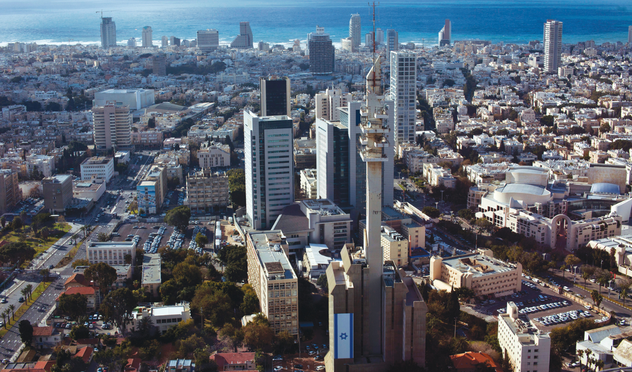 A general view of Tel Aviv. The conflict has halted the movement of thousands of Palestinian laborers from Gaza to Israel. (Reuters)