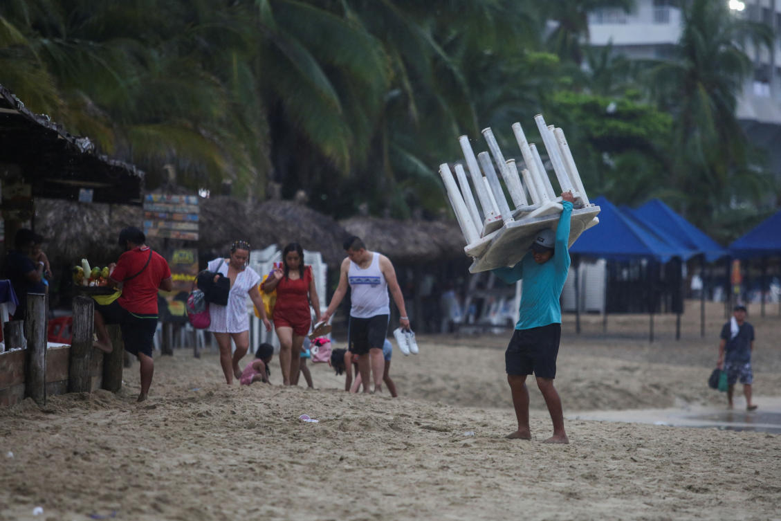 The storm could bring up to 51cm of rain in parts of Guerrero and Oaxaca, with the possibility of a ‘potentially catastrophic’ storm surge and ‘life-threatening’ surf and rip current conditions. (Reuters)