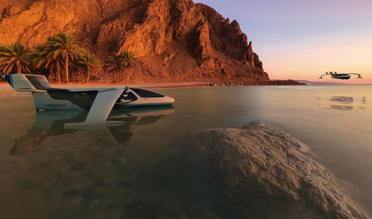 The vehicles float on a hull at the dock, travel on wave-tolerant hydrofoils in harbors, and fly within one wingspan of the surface over open water at speeds up to 289 km per hour. (SPA)