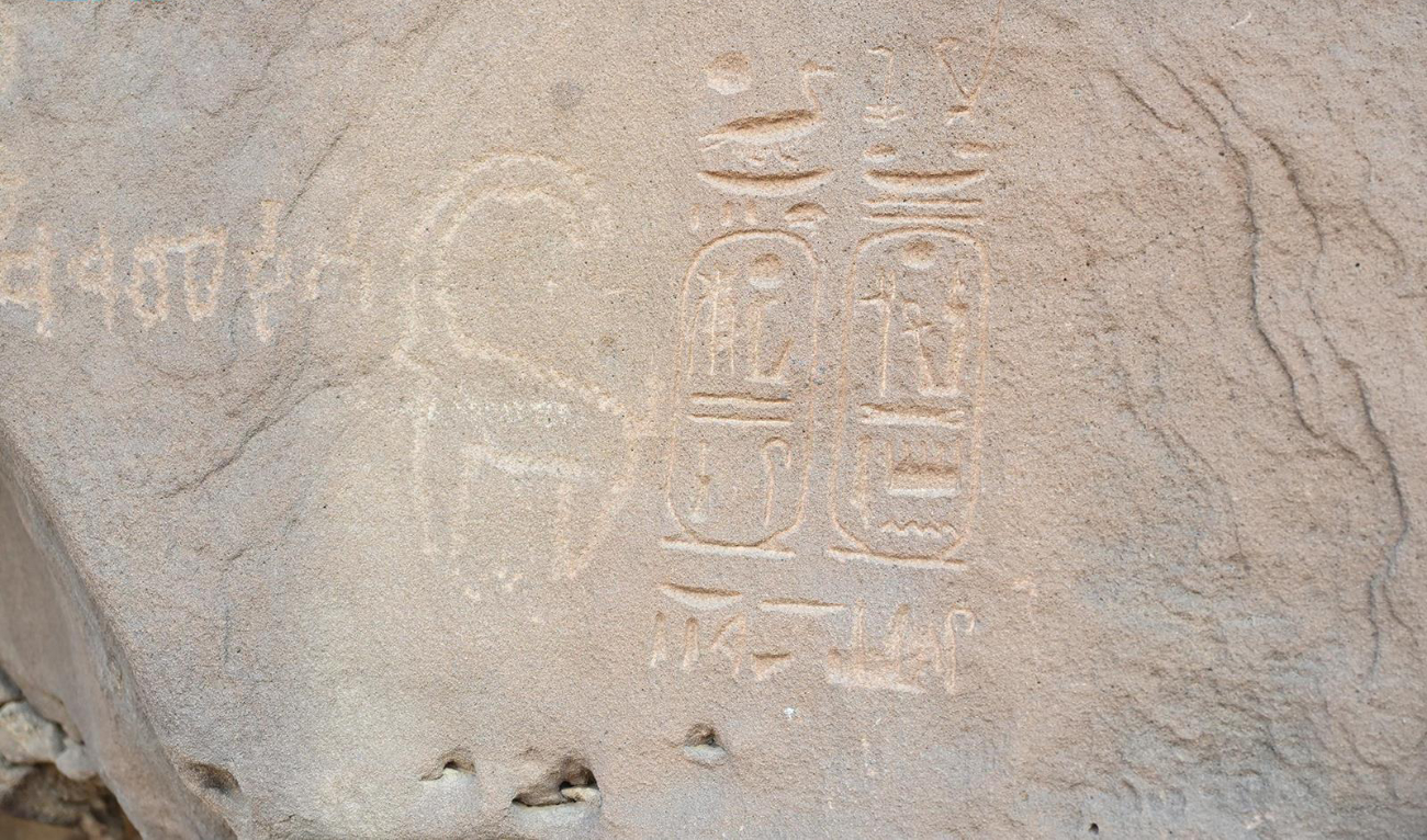 Saudi archaeologists confirmed that the site was located on a trade route connecting the Nile Valley to Tayma during the reign of Ramses III. (SPA)