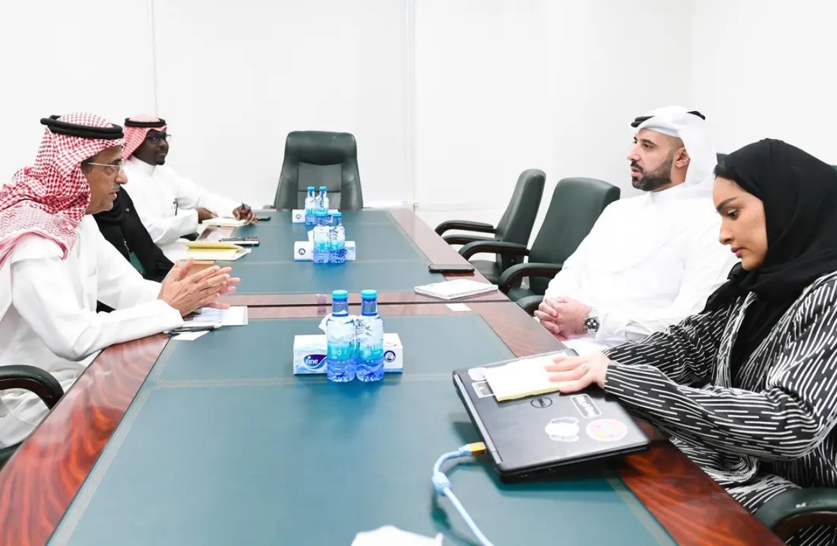 Officials from Saudi Arabia’s aid agency, KSrelief, and the UN Refugee Agency, met here recently to discuss global humanitarian efforts. (SPA)