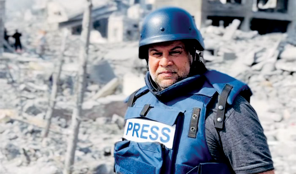 Al Jazeera correspondent in Gaza Wael Al-Dahdouh who lost his wife, son and relatives in an Israeli strike, has resumed his reporting duties. (X)