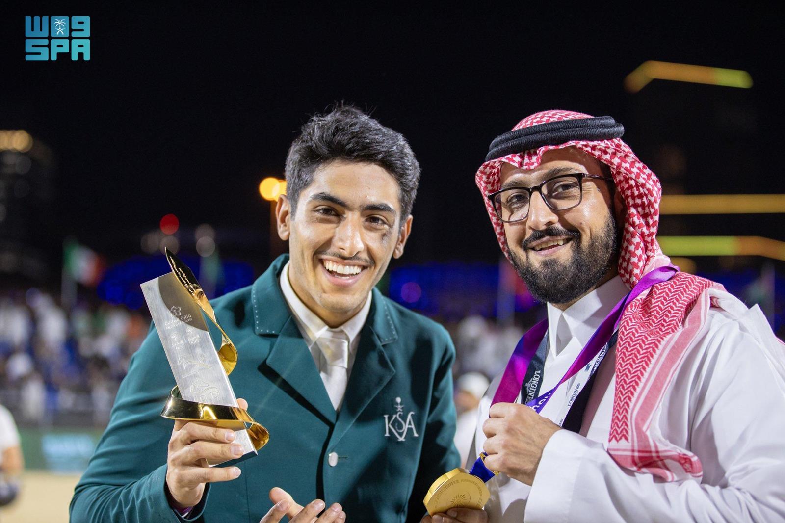 The Saudi Equestrian Federation has honored several medalists from the 2023 Asian Games. (SPA)