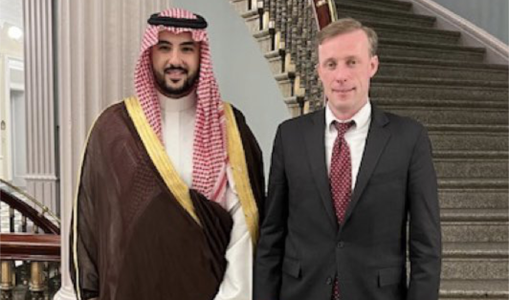 Saudi Defense Minister Prince Khalid bin Salman arrived in Washington DC on Monday for an official visit. (X/Prince Khalid bin Salman)