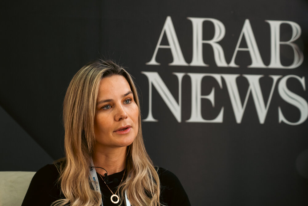 Annabelle Mander, Senior Vice President of Tahaluf, says: “The future looks really exciting for us, and I don't think there's a better place to do it than Saudi Arabia." (AN/ Abdulrahman bin Shulhub)
