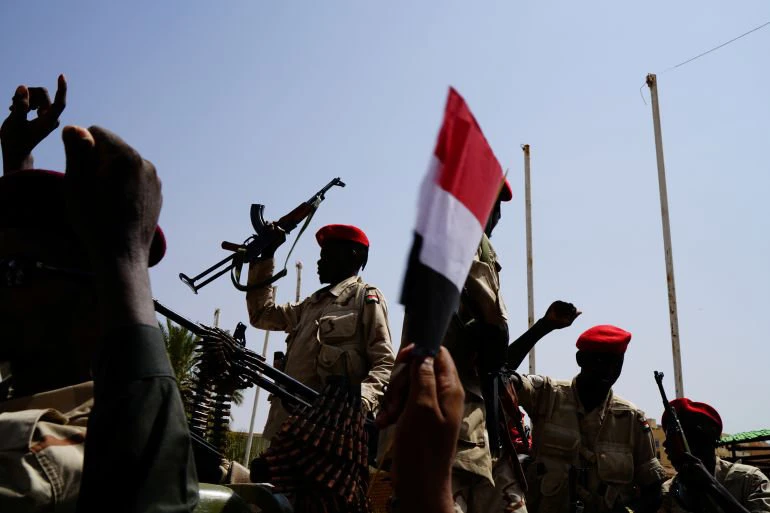 Sudan's paramilitary Rapid Support Forces deployed in Khartoum. (Reuters/File)