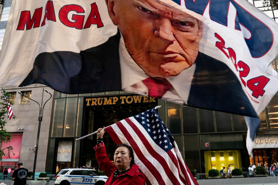 Former US president Donald Trump, his adult sons, the Trump Organization and others are accused in the New York case of ‘staggering fraud’ in how they valued properties. (Reuters)