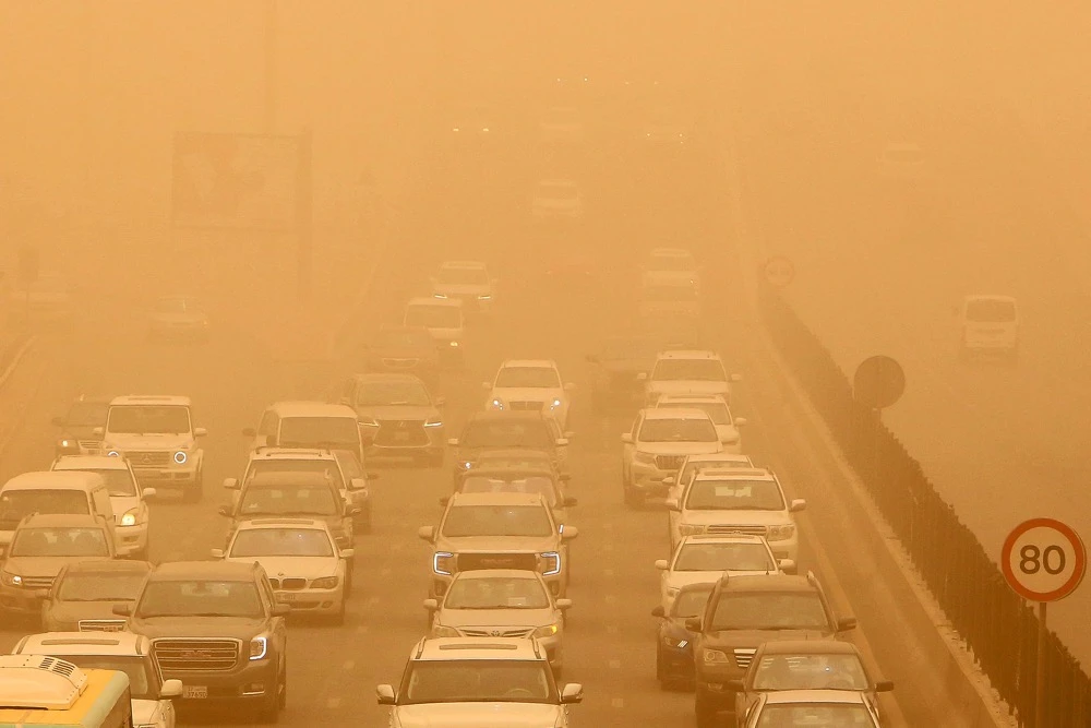 With COP28 set to take place in Dubai in November, experts believe the causes of the MENA region’s poor air quality warrant urgent attention. (AFP)