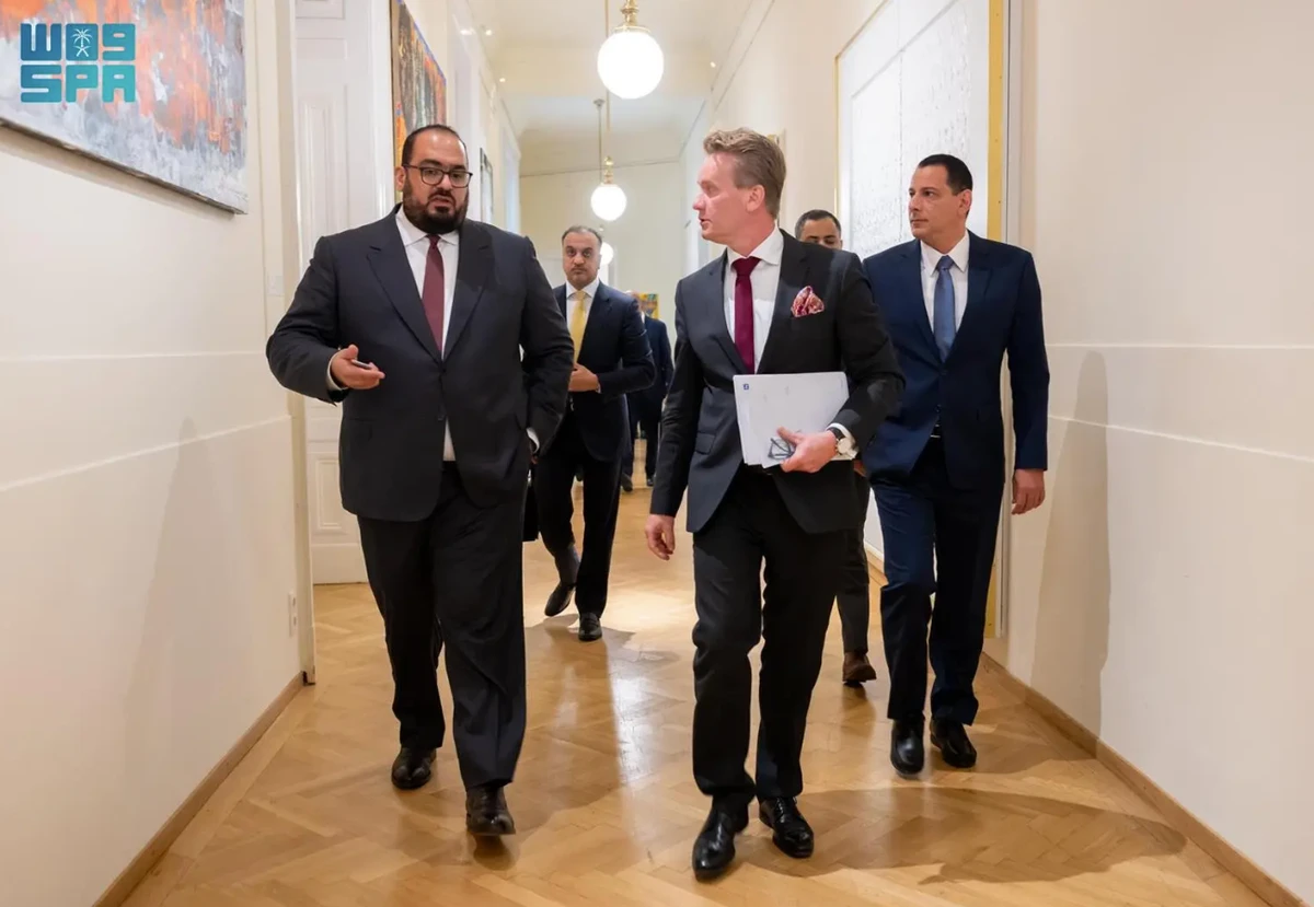Faisal bin Fadel Al-Ibrahim visited Vienna. SPA.