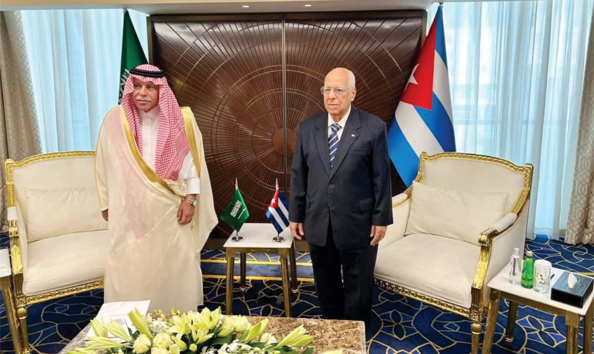Cuban deputy prime minister meets with Saudi ministers