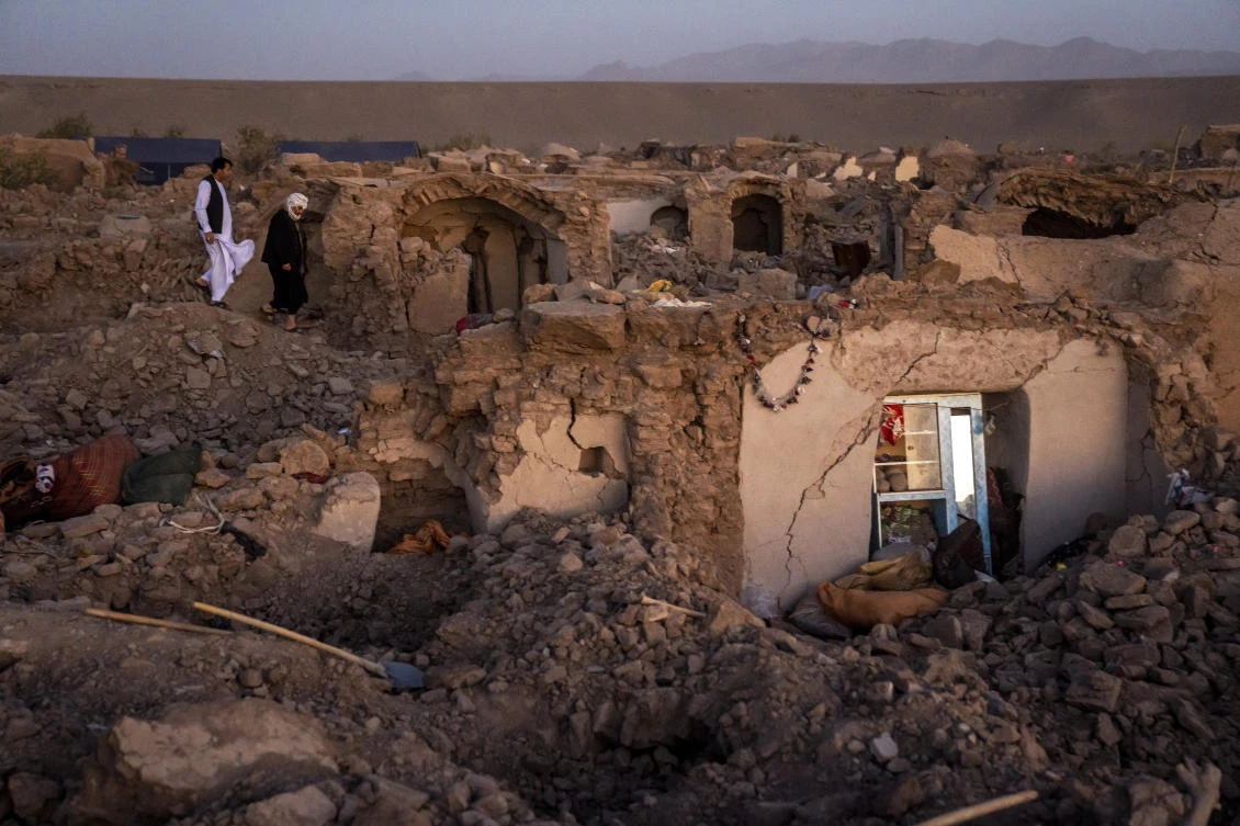 Powerful earthquakes killed at least 2,000 people in western Afghanistan in one of the deadliest earthquakes to strike the country in two decades. (File/AP)