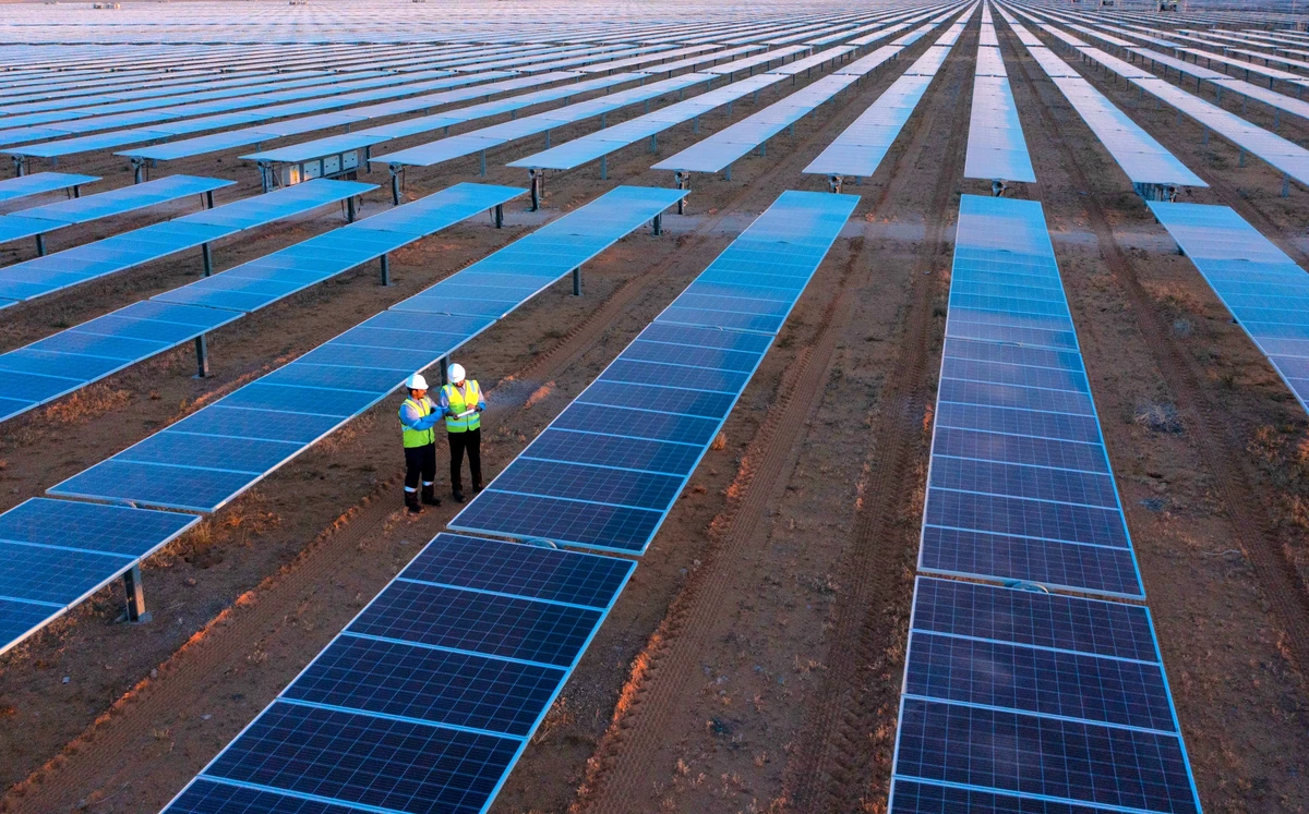 ACWA Power’s 300 MW Sakaka IPP photovoltaic solar project is the first ever utility scale renewable energy project under the National Renewable Energy Program. (Supplied)