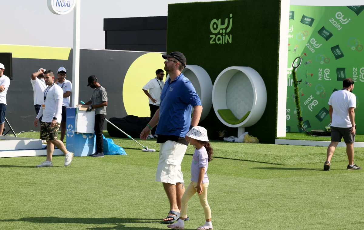 Spectators from across the Makkah region arrived at the Royal Greens Golf and Country Club in KAEC in high spirits for the LIV Golf Jeddah. (Supplied)