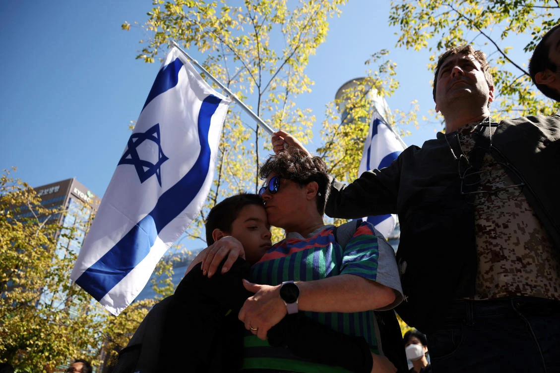 The Israeli army has confirmed at least 199 hostages were taken to Gaza, while Hamas claimed 250 captives were captured. (Reuters)