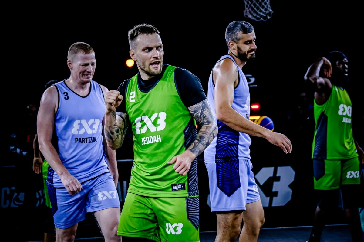 Team Jeddah is one of 14 that are taking part in the the FIBA 3x3 World Tour Abu Dhabi Masters 2023. (FIBA)