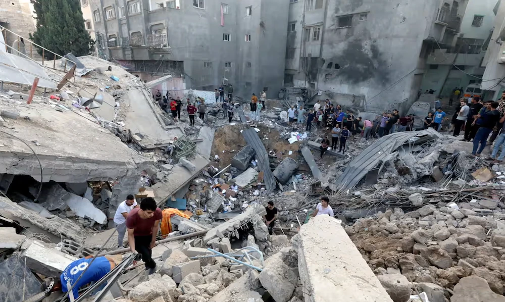 Iran’s charge d’affaires in the UK has warned Israeli attacks on Gaza could have unpredictable results across the Middle East. (AFP)