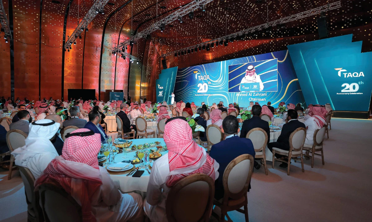 Customers and board members, alongside dignitaries, government representatives, and other guests, attended the grand celebration of TAQA’s 20th anniversary, at Ithra in Dhahran.