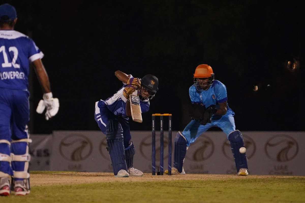 Action from the ILT20 Development Tournament in the UAE. (Supplied)