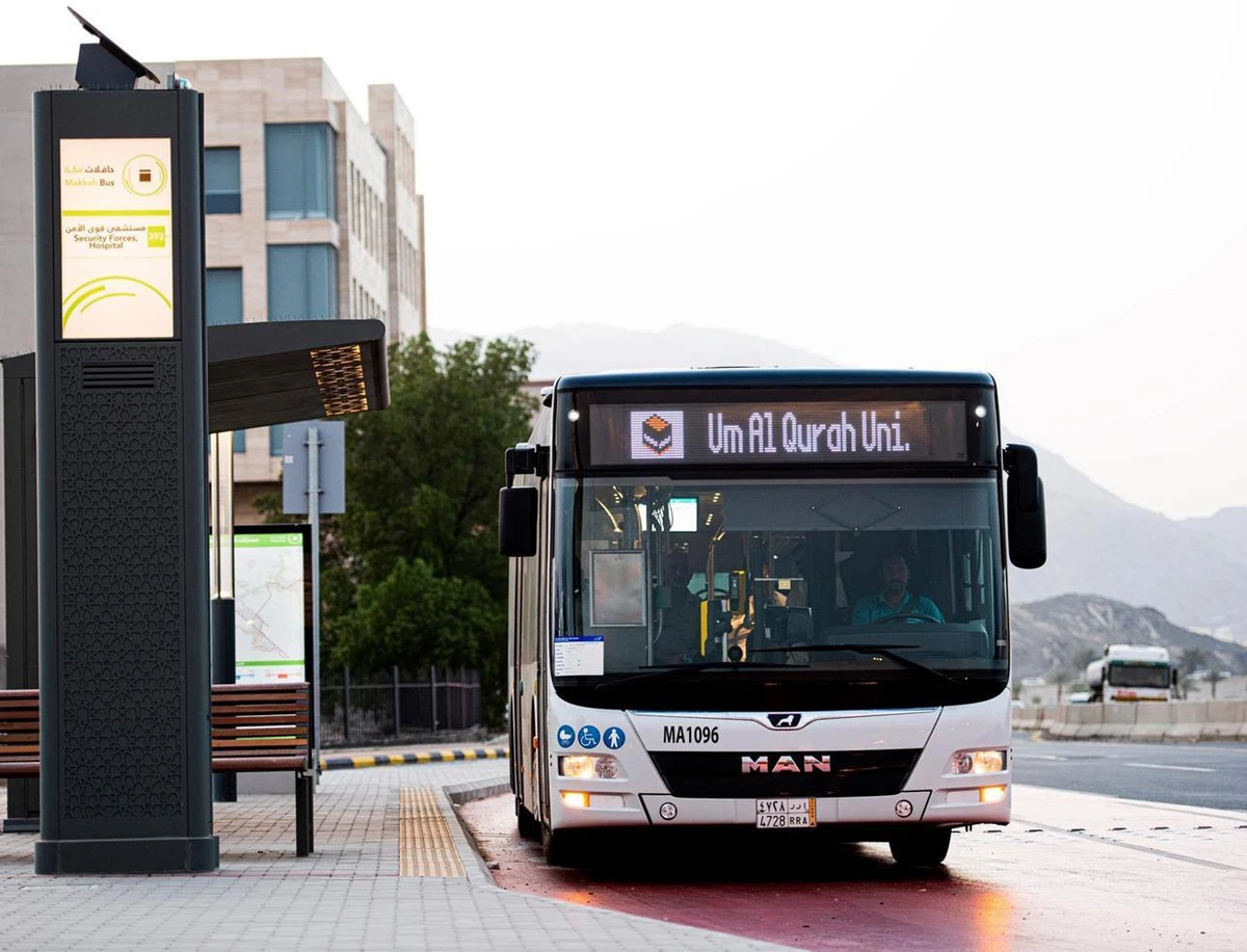 The Royal Commission for Makkah City and Holy Sites launches the Makkah Bus project on Nov. 1 after the successful completion of its trial run. (SPA)