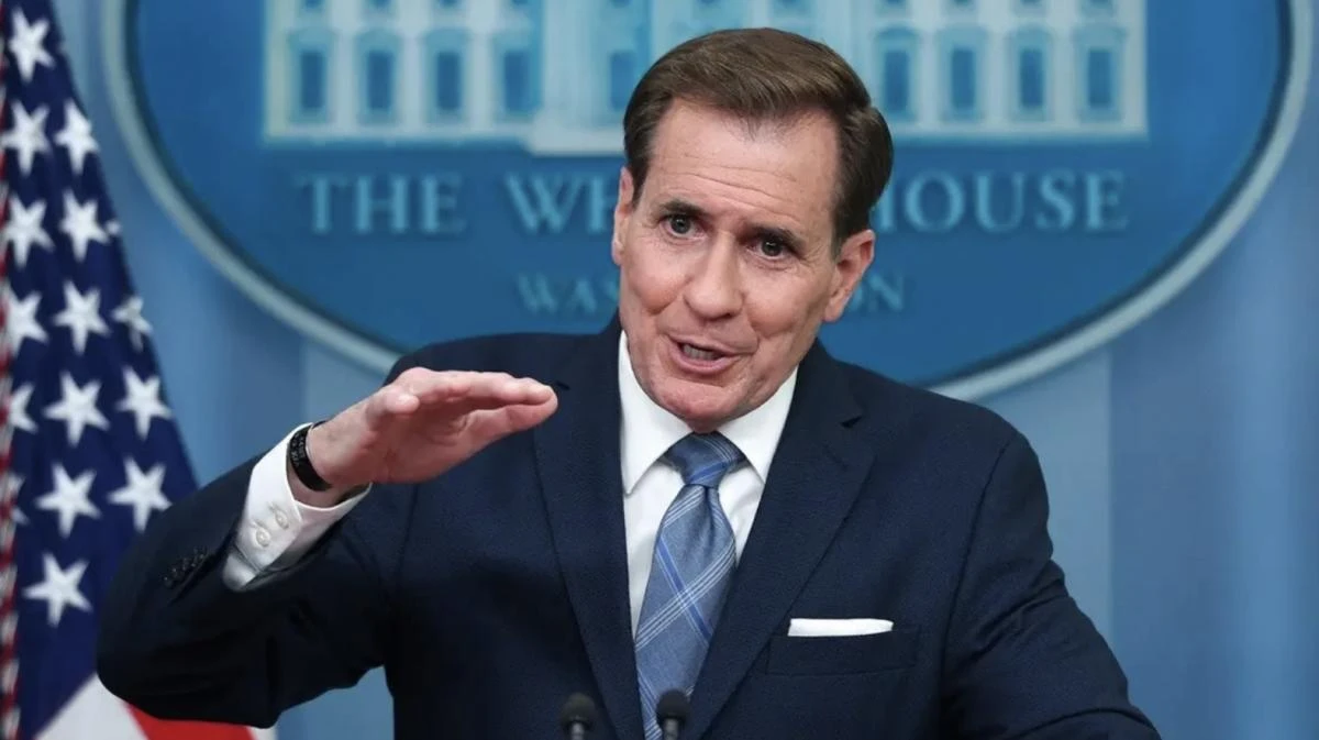 National Security Council spokesman John Kirby speaking to reporters at the White House. (Reuters/File Photo)