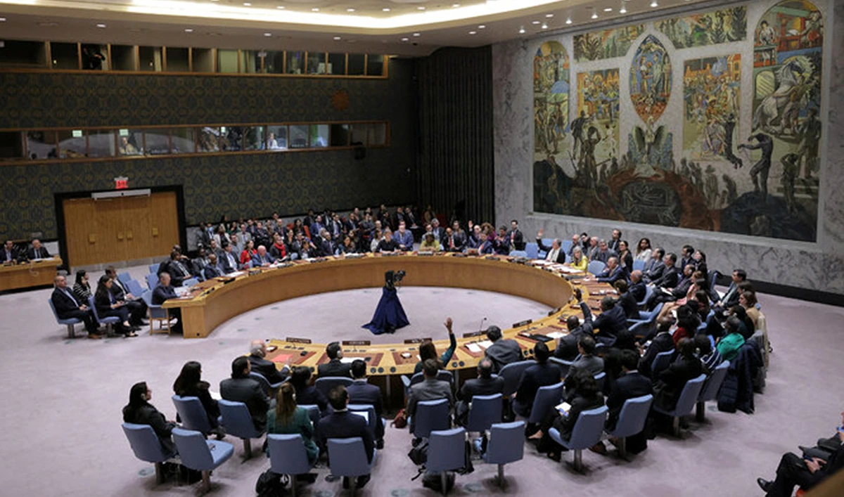 A general view during a vote at a meeting of the United Nations Security Council on the conflict between Israel and Hamas at UN headquarters in New York, US, October 16, 2023. (Reuters/File)