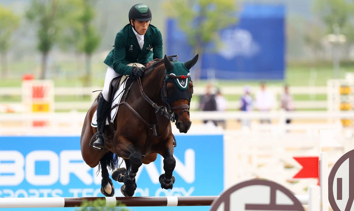 Abdullah Al-Sharbatly has his sights train on the Paris Olympics next year where he will be aiming for a gold medal. Al-Sharbatly won the individual and team gold medal at the recent Asian Games. (Supplied)