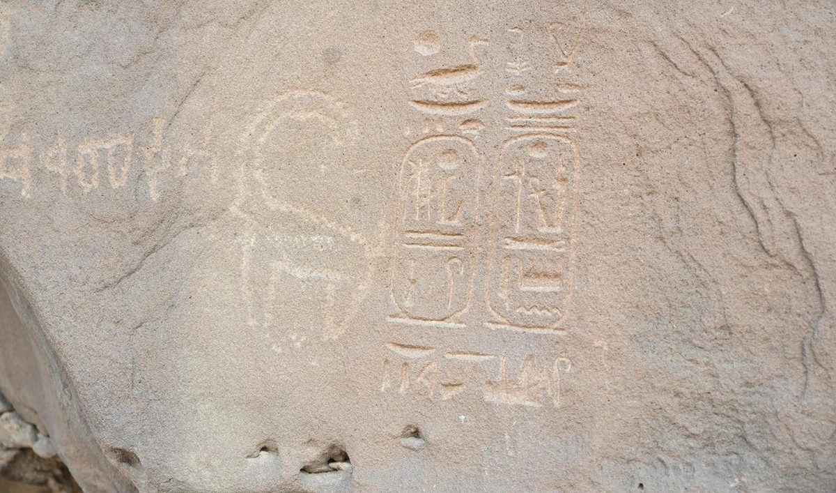 Saudi archaeologists confirmed that the site was located on a trade route connecting the Nile Valley to Tayma during the reign of Ramses III. (SPA)
