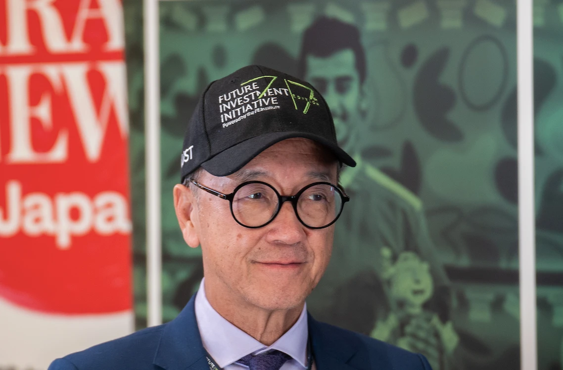 KAUST’s President Tony Chan speaking to Arab News.