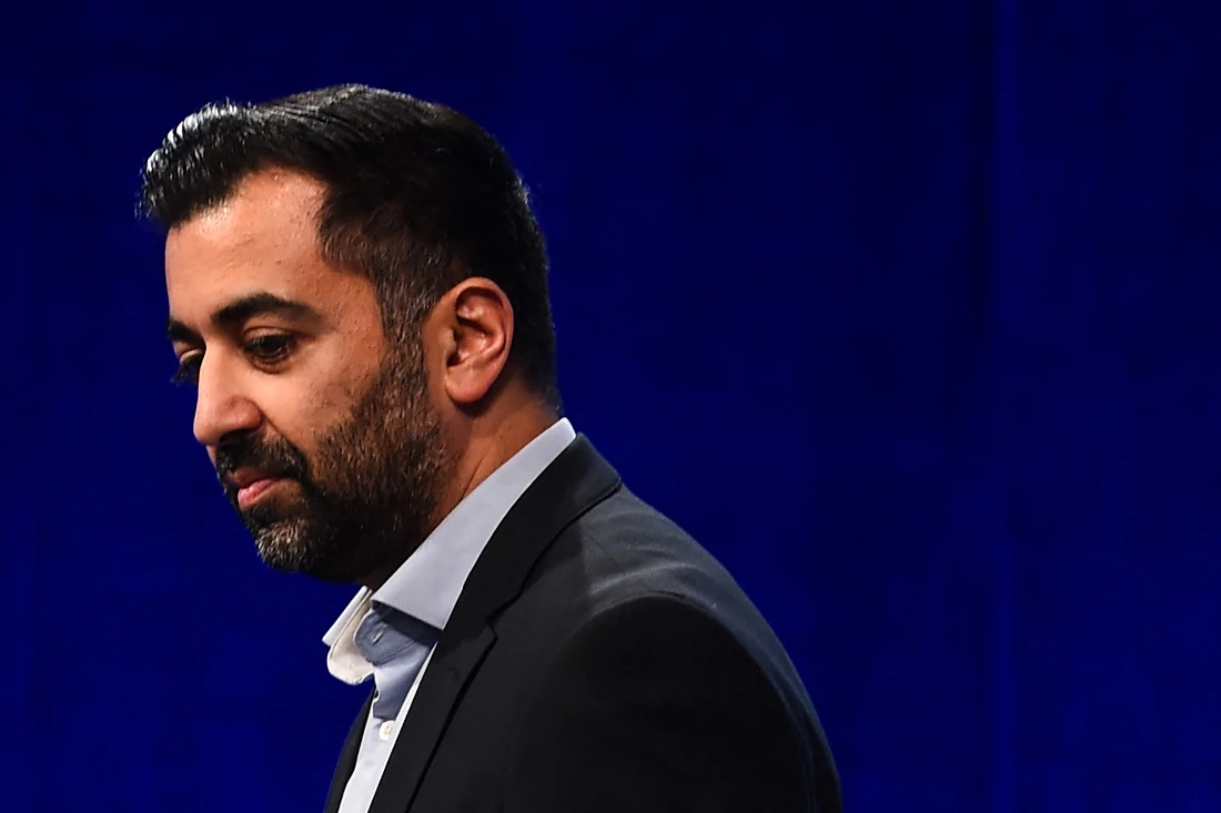 Scottish First Minister Humza Yousaf called for urgent opening of humanitarian corridors into Gaza, as well as exit routes for civilians. (File/AFP)