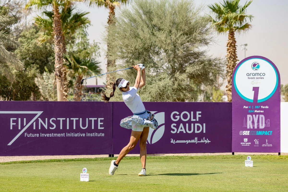 Alison Lee produced a record-breaking performance to win the the Aramco team Series in Riyadh. (LET)