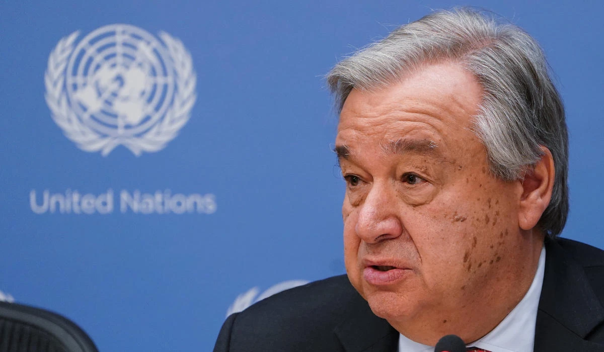 The Secretary General of the United Nations Antonio Guterres. (REUTERS)