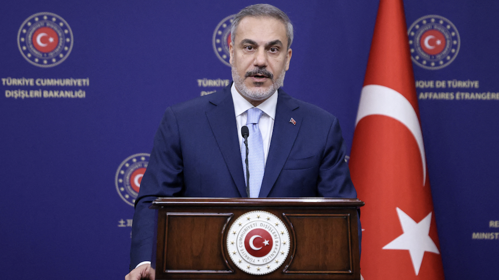 Turkish Foreign Minister Hakan Fidan on Wednesday warned that the Middle East is “at a turning point.” (Reuters)