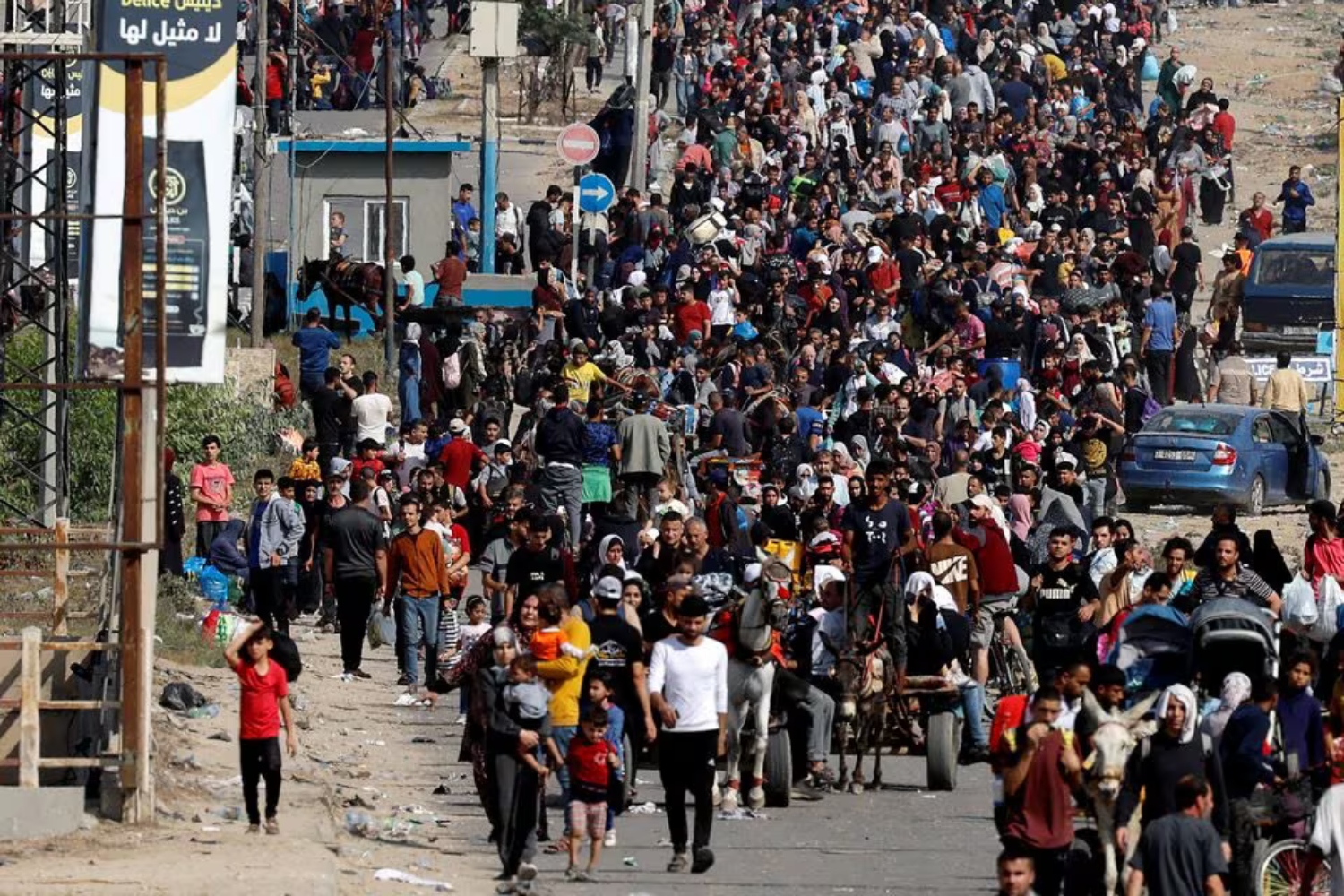 The displaced Gazans remain steadfast and will not allow for another Nakba to take place, no matter the cost (File/AFP)