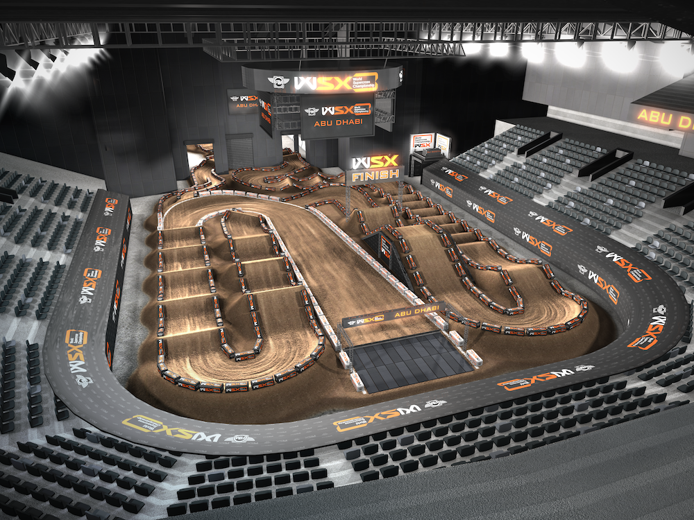 The FIM World Supercross Abu Dhabi Grand Prix will take place at the Etihad Arena. (WSX)