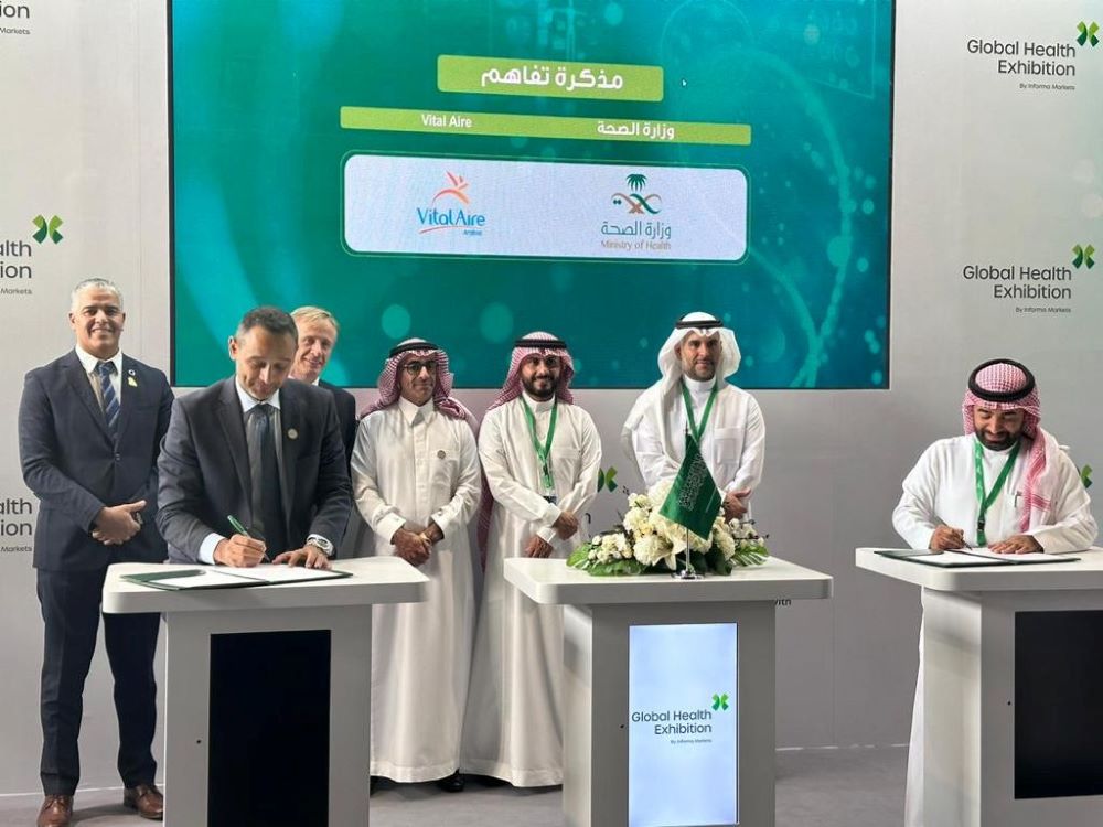 MoH, VitalAire Arabia sign MoU to launch a new Diabetes Center of Excellence. (Supplied)