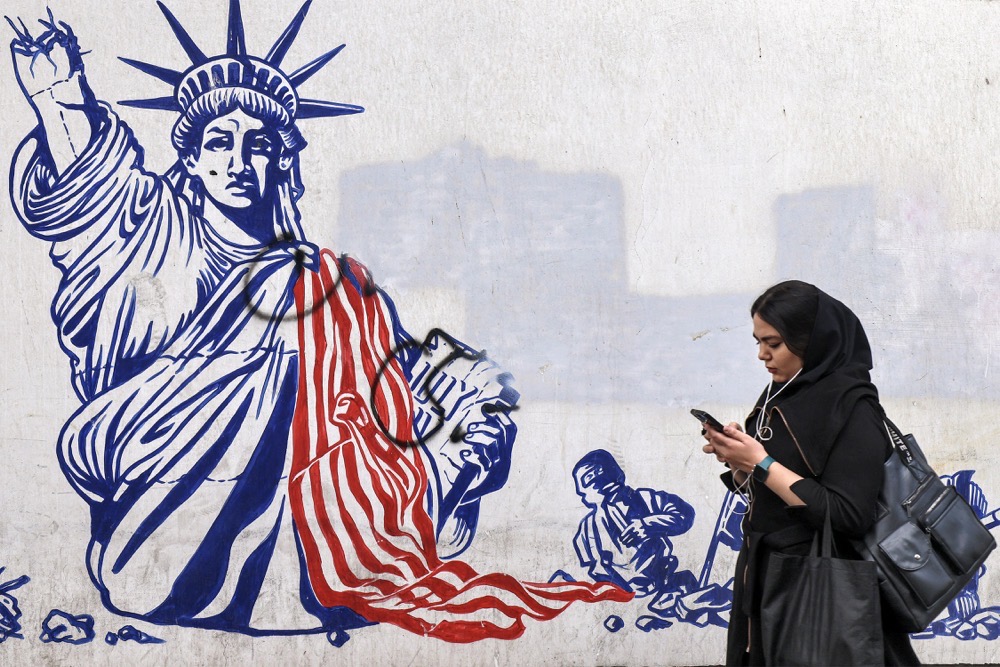 The building is a time capsule from the day it was seized by Iranian students on November 4, 1979. (AFP)